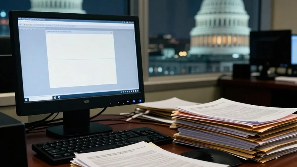 Illustration for: FEC Filing System Stays Offline Days Before Midterms After Reported Hacking Attempt