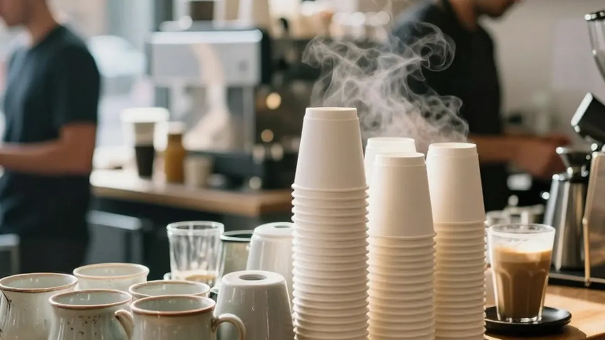 Illustration for: NSW Government Drops Plan to Require Mugs and Glasses for Dine-In Coffee After Backlash