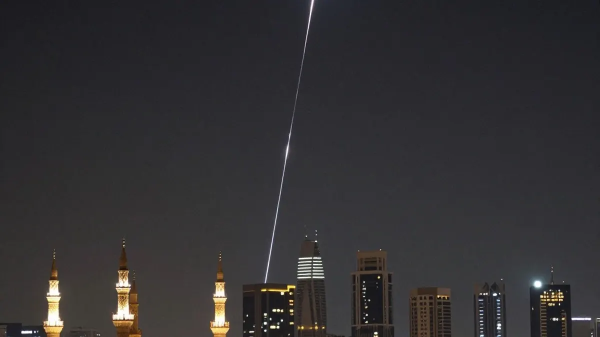 Illustration for: Saudi Air Defences Intercept Houthi Barrage Over Several Cities, Including Mecca Province