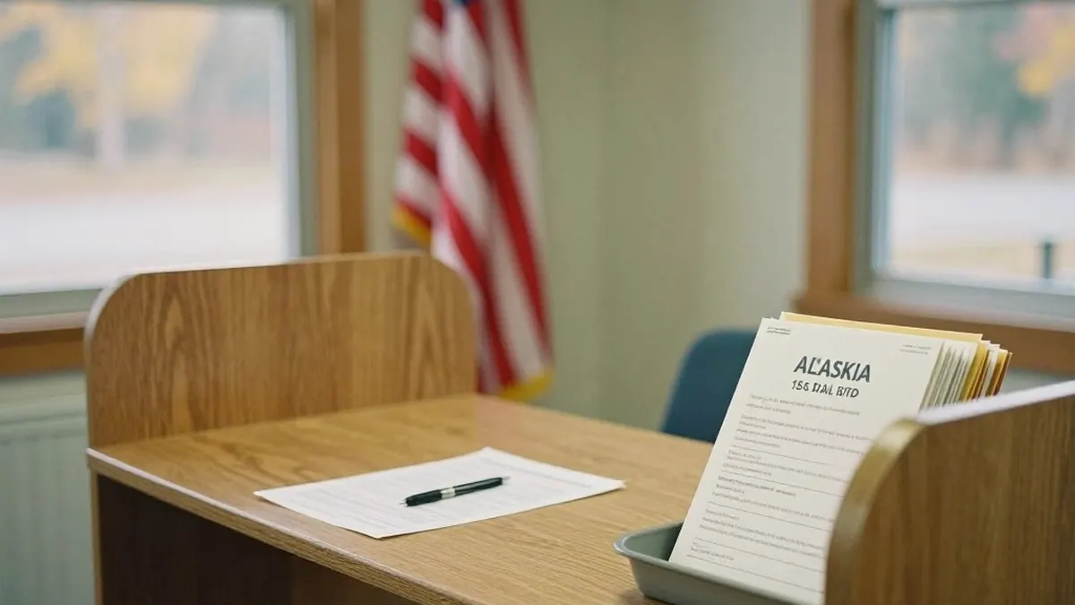 Illustration for: Attorney General Blanche Defends Justice Department Suit Over Alaska Senate Ballot Ahead of Election