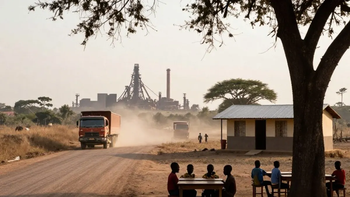 Illustration for: Zimbabwe's Platinum Boom Leaves Mining Communities Waiting for Roads, Schools and Clean Water